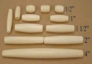 BONE HAIR PIPE BEADS