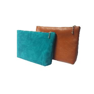 Designer Cosmetic Leather Clutch Bags