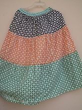jaipur made multi color layered skirts for girl