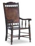 Antique Dark Brown Wooden Chair