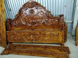 Antique Wooden Headboard