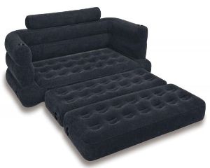 Black Inflatable Sofa Bed