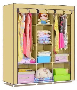 Collapsible Foldable Clothes Closet Wardrobe Storage Rack