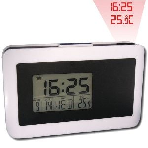 Function Led Light Projection Digital Thermometer Alarm Clock
