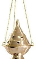 BRASS INCENSE BURNER HANGING