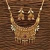 Antique Peacock Necklace With Gold Plating