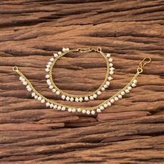 Antique Plain Gold Ear Chain