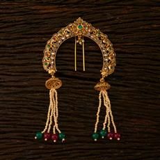 Hair Brooch With Gold Plating