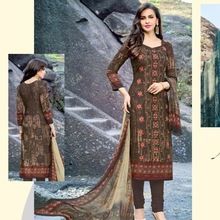 COTTON SATIN WORK SALWAR KAMEEZ