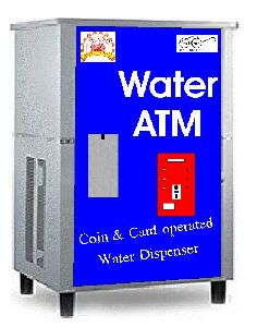 Coin and Card Operated Water ATM Machine