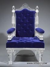 Glass Blue Chair