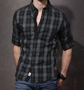 mens check shirt