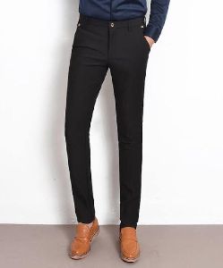 Mens Formal Black Trousers