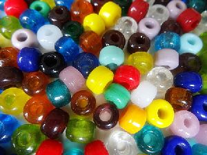 colored glass beads