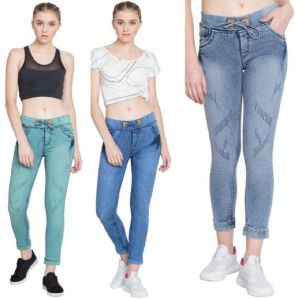 Girls Denim Jogger