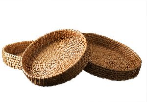 Bamboo Round Basket