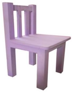 Painted Small Chair Without Arm