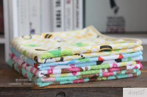 printed cotton towels