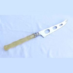 Bamboo Design Resin Handle Cheese Knives