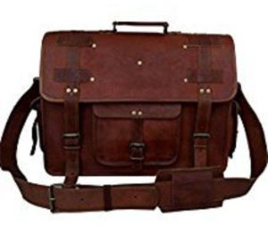 Fancy Leather Messenger Bag