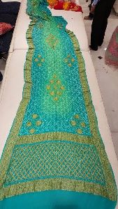 Georgette Banarasi Bandhani Nimzari Saree