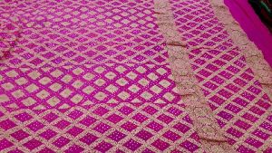 Pure Banarasi Bandhani Nimzari Saree