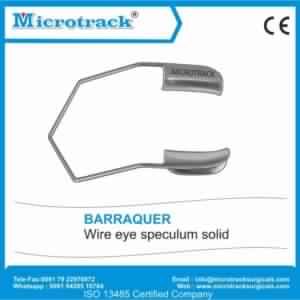 Barraquer Wire Speculum Solid Blade