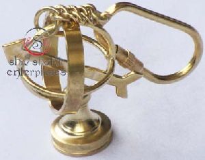 Armillary Key Chain