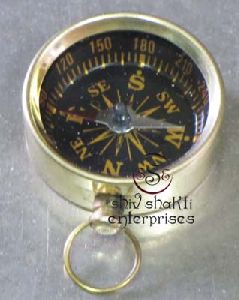 Brass Pocket Compass