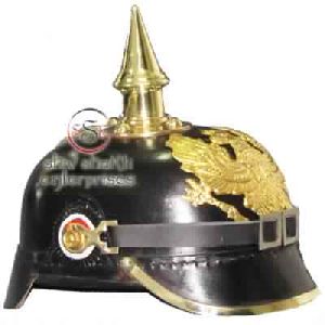 FR Badge Leather Helmet