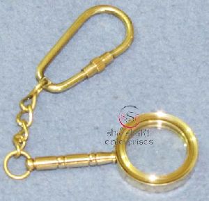 Handle Magnifier Key Chain