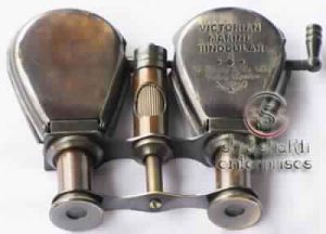 Nautical brass binocular