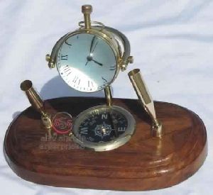 Nautical Watch Pen Holder Clock
