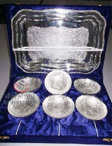 Silver Plated 6 Bowl Set