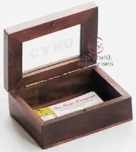 Wooden Box For Cards