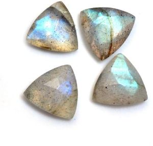 Labradorite trillion rosecut flat cab