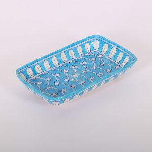 Blue Pottery Tray