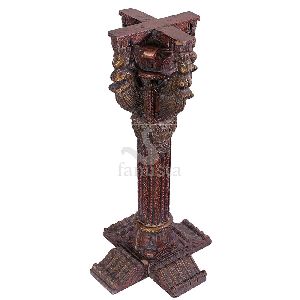 Handcrafted Pedestal Pillar