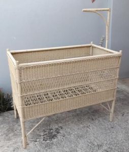 Stylish Cane Baby Cot