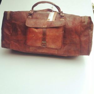 Real Goat hide travel bag