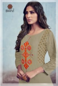 embroidery work kurti