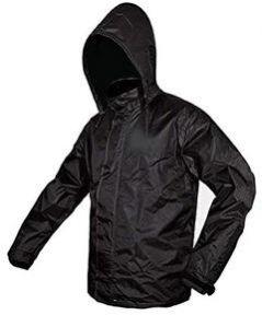 Black Rain Coat for Men