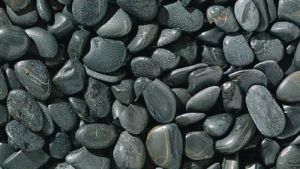 Polished Black Pebbles