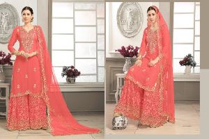 BRIDALEmbroidery Zari work Palazzo Suit