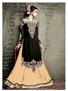 Embroidery work Anarkali Suit