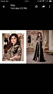 Faux Georgette Embroidery Salwar Kameez