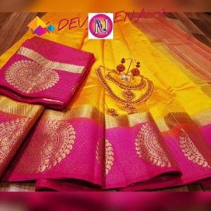 Kanjivaram Tussar Silk Sarees