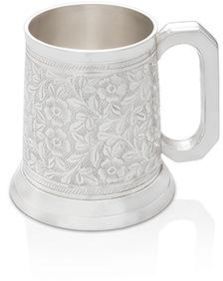 silver plated beer mugs