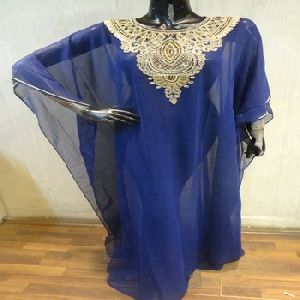 Dubai Moroccan African Fancy Embroidery Jalabiya Kaftan