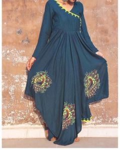 Peacock Fairy Anarkali Kurti